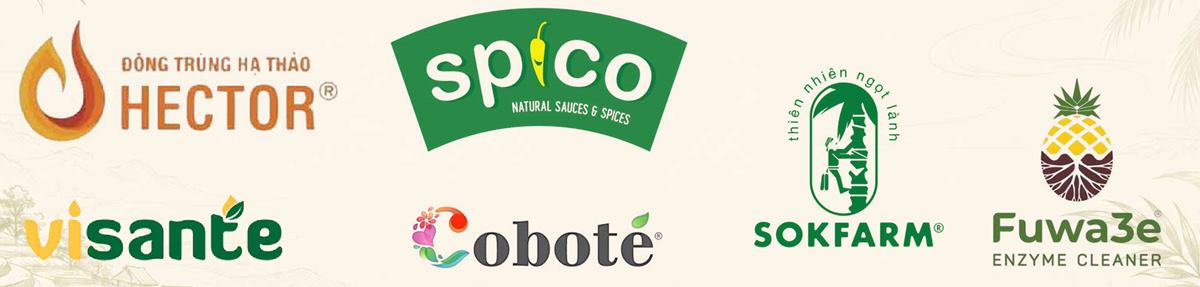 Logo Hector, Spico, Sokfarm, Fuwa3e, Visante, Coboté